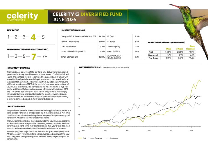 Celerity Diversified FFS